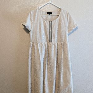 Roolee Striped Zipper Large Dress